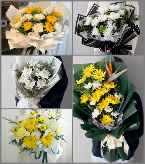 安徽黄山市徽州区潜口镇坤沙村白事花束代送